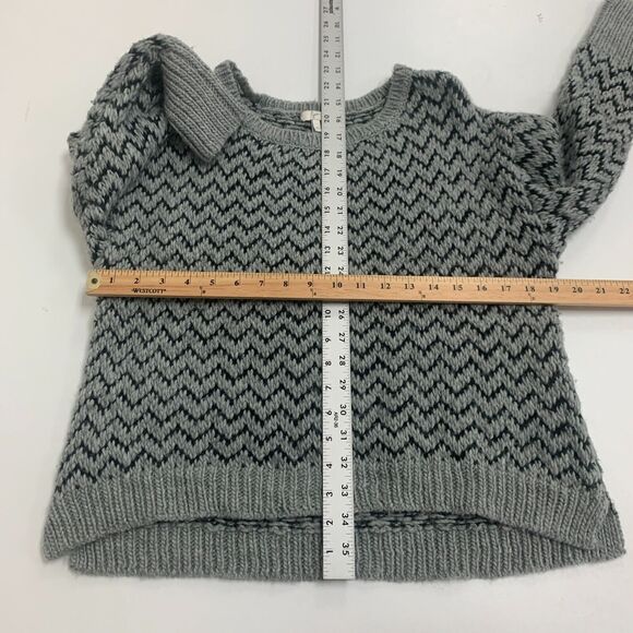 JOIE Nico Chevron Sweater Womens XS Extra Small Wool Blend Pullover Long Sleeve - Picture 7 of 13